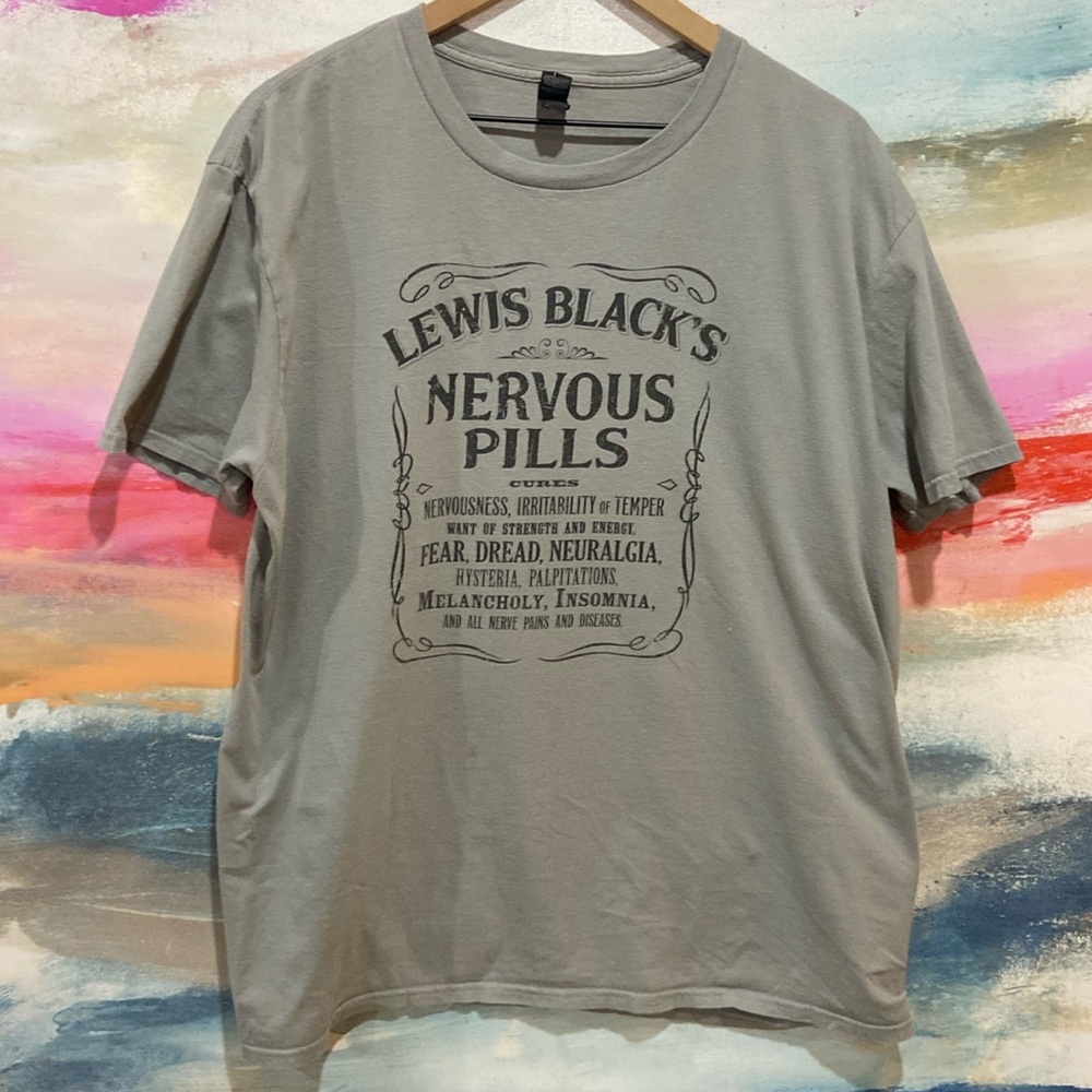 🔥EC🔥Lewis Black Comedian 100% Cotton T-shirt.
